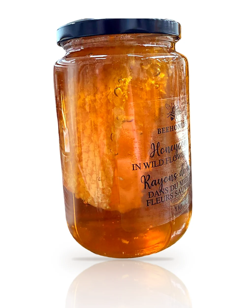 Beehoneys Honeycomb in Wildflower Honey, 1 kg · 35.3 oz